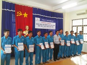 Lễ tổng kết khóa đào tạo học viên vận hành sửa chữa Nhà máy Thủy điện Hòa Phú